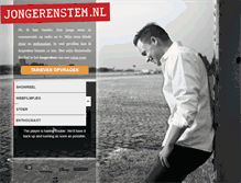 Tablet Screenshot of jongerenstem.nl